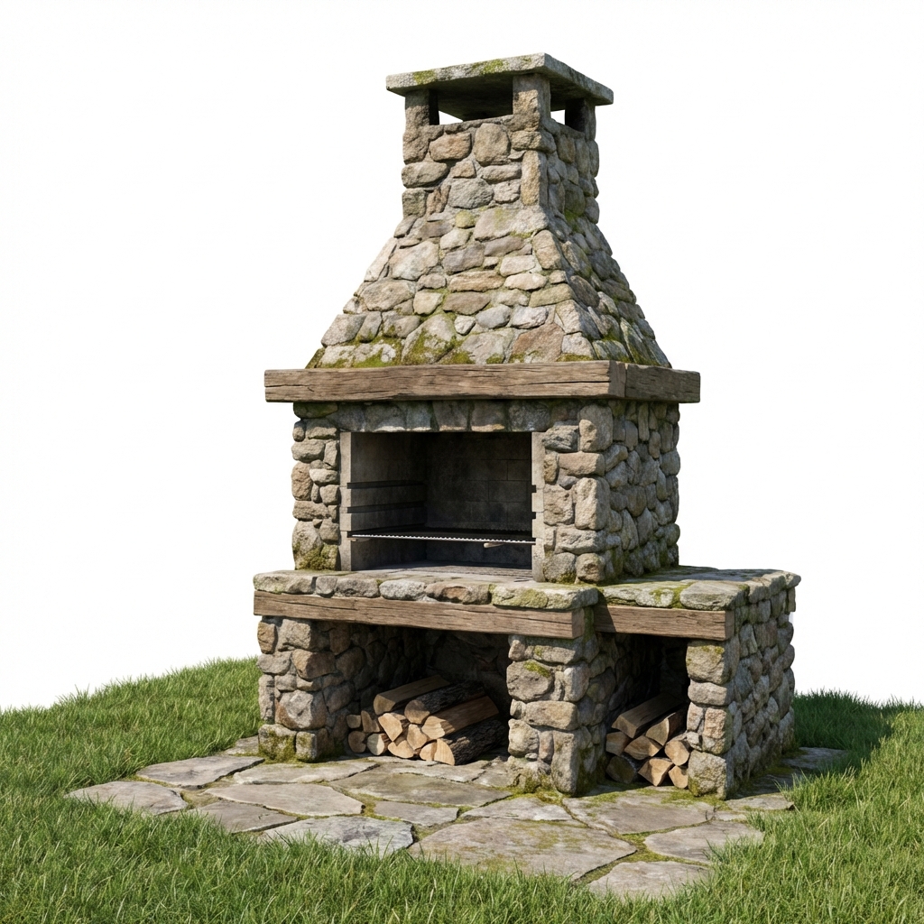 Bahçe Şöminesi & Barbekü